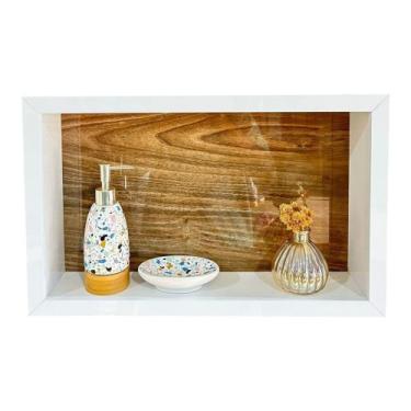 Imagem de Nicho Banheiro Porcelanato/cerâmica 50x30x10  Borda Alumíno - PHZ, Mad