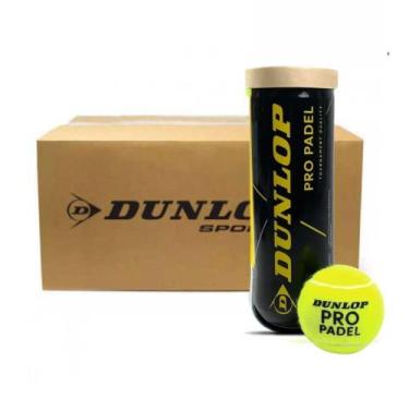 Imagem de Bola de Tênis Dunlop Pro Padel - Caixa c/ 24 Tubos