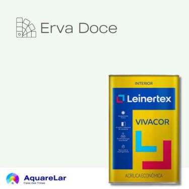 Imagem de Vivacor Acrílica Leinertex Fosco 18L, ERVA DOCE