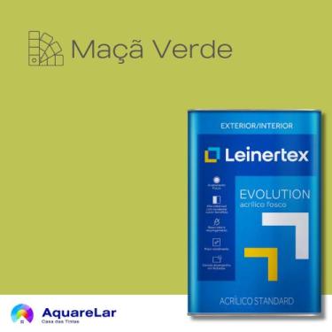 Imagem de Evolution Acrílico Leinertex Fosco 18L, MAÇÃ VERDE