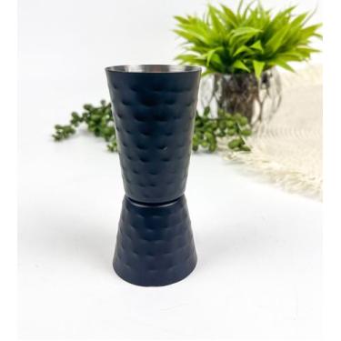 Imagem de Dosador de Bebida Duplo Em Inox 30/60ml Preto - Brinox