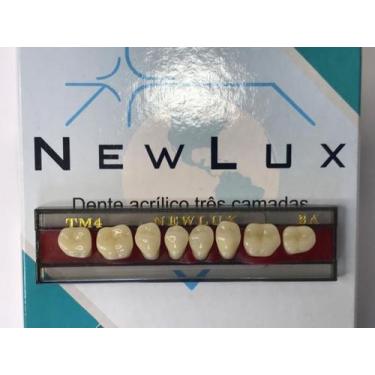 Imagem de Dente Acrílico Três Camadas Posterior Inferior Tm4 Newlux - Triunfo - 