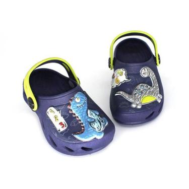 Imagem de Babuche Plugt Ventor Baby Dino 123 Marinho 204.055, 19/20