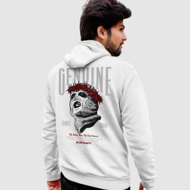 Imagem de Blusa Moletom Genuine Grit Masculina Estampada Algodão 30.1 First Sinn