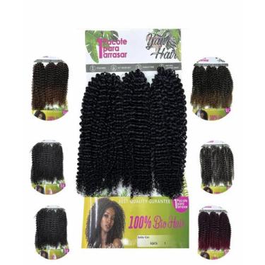 Imagem de Cabelo Bio Fibra Agatha Cacheado Yan Hair Natural 300gr - D&D Commerce