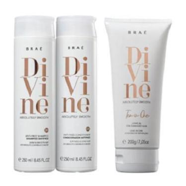 Imagem de Kit Brae Divine Shampoo e Condicionador 250ml Leave-in 200ml - BRAÉ
