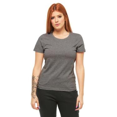 Imagem de Babylook Feminina Lisa C6N - Wooks, Cinzagrafite, EXG