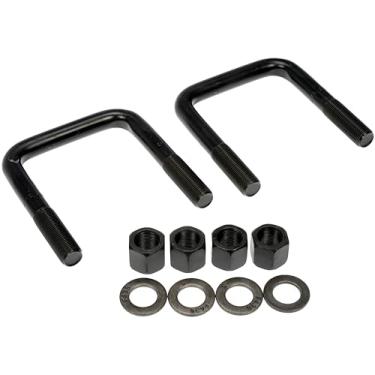 Imagem de Dorman Kit de parafusos em U de eixo de mola frontal 929-758 compatível com modelos Ford selecionados