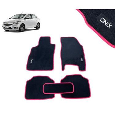 Imagem de Jogo Tapete Carro Especifico Onix - Versatile Tapetes, Vermelho, 2022 