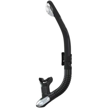 Imagem de Mares Snorkel Ergo Dry Unissex para Adultos - Equipamento de Mergulho e Snorkeling Leve Durável com Tampo Seco e Bocal Ergonômico, Preto