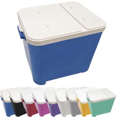 Imagem de Container Porta Ração Canister Plástico com Tampa Protege Conserva Fur