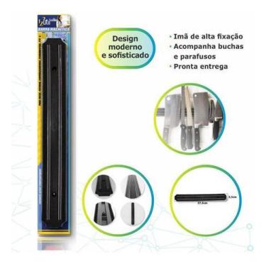Imagem de Suporte Barra Para Facas Ferramentas De Imã Magnética - 123Útil