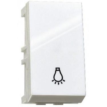 Imagem de Módulo Pulsador Minuteria - Blux Home/Recta Branco - Blux Home Branco