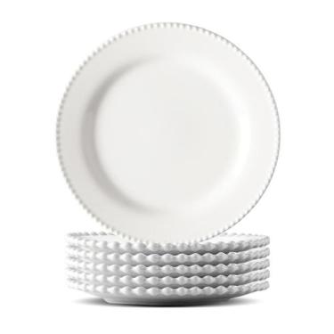 Imagem de Conjunto De Pratos Rasos 12peças 20cm Branco- Dolce Home