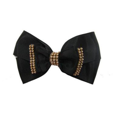 Imagem de Laço De Cabelo Adulto Elegante De Luxo - POP, Preto
