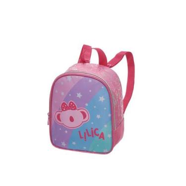 Imagem de Lancheira Térmica Lilica Ripilica Arco Íris Escolar Infantil, Rosa