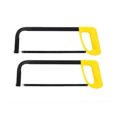 Imagem de Kit 2 Arco De Serra Fixo Cabo Amarelo Reforçado  - RT