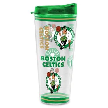 Imagem de Rico Industries Copo Tritan NBA Basketball Boston Celtics Mayhem parede dupla 590 ml