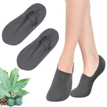 Imagem de Pedobi Pacote de Óleo de Rícino para Pés, Pacote de Óleo de Rícino Reutilizável, Algodão Orgânico para Mulheres, Kit de Pacote de Óleo de Rícino para Artrite Nos Pés E Formigamento Nos Pés, Rachaduras