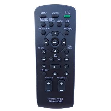 Imagem de Controle remoto universal compatível com sistema de áudio Sony RM-AMU008 HCD-ZX99i A1438478A LBT-ZT4 LBT-ZX66I LBT-ZX99I HCD-ZT4 HCD-ZX66i