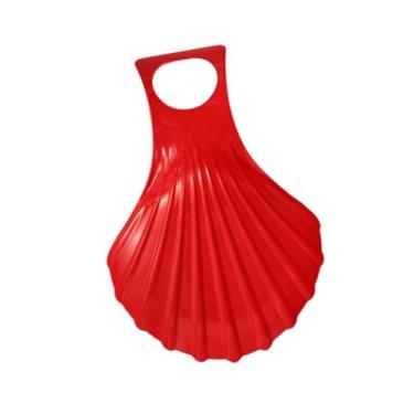 Imagem de Colaxi Trenó de neve Tobogã Trenó portátil prático Brinquedo de neve de inverno Trenó de areia para férias Quintal Esportes de inverno Atividades ao ar livre, Vermelho