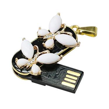 Imagem de 64 GB Borboleta Modelo USB Flash Drive PenDrives USB Polegar USB Stick Flash Drive USB Memória USB Disco Flash Drive USB Pen Drive USB Cartão Flash Cartão de Memória