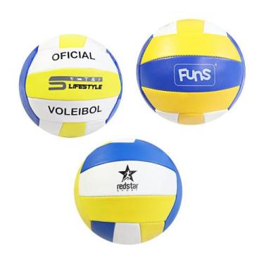Imagem de Bola De Volei Tamanho Oficial Praia Quadra - LifeStyle