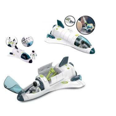 Imagem de Nave Brinquedo Foguete Nasa Missão Espacial C/ Astronauta - ETITOYS