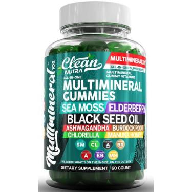 Imagem de Gummy Vitamins Clean Nutra Sea Moss com Ashwagandha e Óleo de Semente 