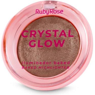 Imagem de Iluminador Facial Baked Crystal Glow Ruby Rose HBM700, Bronze Bliss