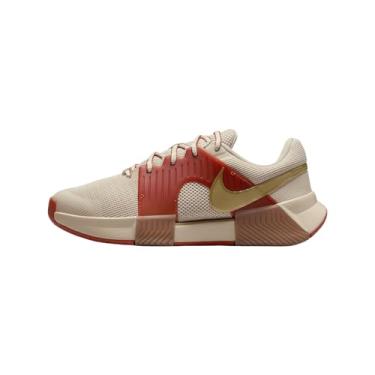 Imagem de Nike Zoom GP Challenge 1 Premium Tênis feminino Hard Court (FQ3164-103, Sanddrift/Rust Factor/Gum Medium Brown/Metallic Gold), Fator de ferrugem/ouro metálico, 35