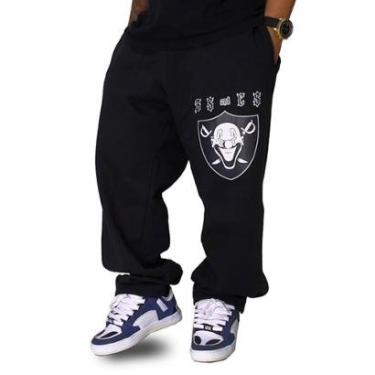 Imagem de Calça Moletom Brothas And Cash Palhaço Raiders BRO-233 Cor:;Tamanho:EGG-Masculino
