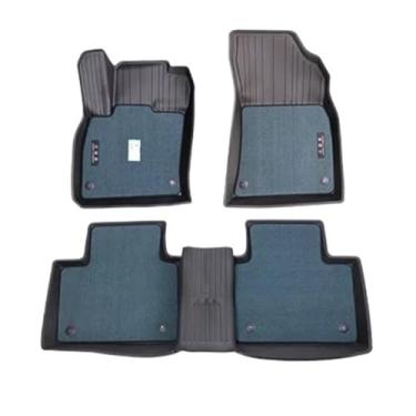 Imagem de Compatível para GEELY Monjaro Manjaro Xingyue L KX11 2021-2024 Original de fábrica TPE Foot Pad Set Acessórios para carros para veículos(For 4WD Blue)