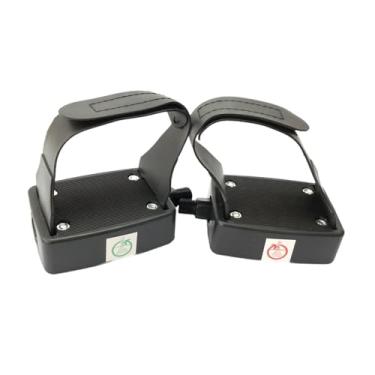 Imagem de menolana 2PCs Pedais de bicicleta de exercício Pedais de bicicleta Reparação Pedais de ciclismo interno para reparar Frea de parafuso 0,49 polegada Fitness