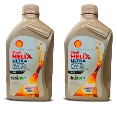 Imagem de Kit Troca 2 L Oleo Shell Helix Ultra Professional 0W-20 Dexos 1 Sintetico