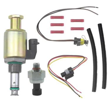 Imagem de MCMMLDM Sensor de controle do regulador de combustível ICP de pressão de injeção de válvula 7.3 IPR serve para Ford E350 E450 E550 Excursio F250 F350 F450 F550 1995-2003, número de substituição