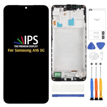 Imagem de A-MIND InCell para Samsung Galaxy A16 5G LCD (sem função de impressão digital) Substituição de tela de 6,7 polegadas com moldura azul preta SM-A166B/P/E Montagem digitalizador de tela LCD sensível ao