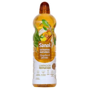 Imagem de Limpador Perfumado Extratos Naturais Gengibre e Sandalo 1L Sanol