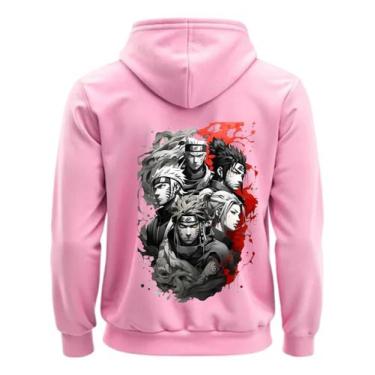 Imagem de Moletom Algodão Blusa De Frio Flanelado Uzumaki Cla Desenho - NoBrand,