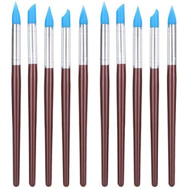 Imagem de Dotting caneta conjunto de canetas multi -funcional Ferramentas de modelagem de escultura de cerâmica Clay Sculpture Pen Compact e requintado fácil de transportar