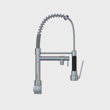 Imagem de Torneira Cozinha Gourmet Monocomando Cromada 50 Cm Duas Saídas Cromada