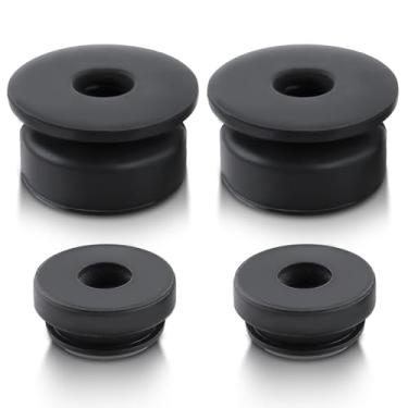 Imagem de AUTOKAY 4 peças de bucha de almofada de borracha inferior superior do radiador para Honda CRV Civic Accord Pilot