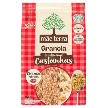 Imagem de Mãe Terra Granola Tradicional Castanhas Brasileiras 800G