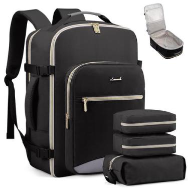 Imagem de Mochila de viagem LOVEVOOK Carry on 40L à prova d'água para laptop de 