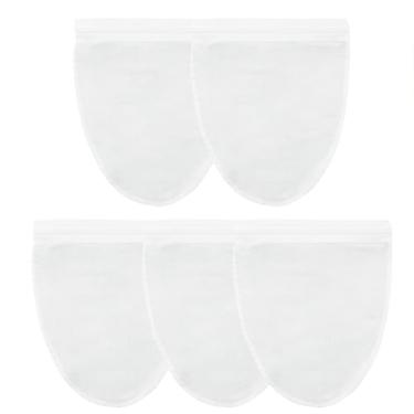 Imagem de Coador de saco de leite de nozes, filtros de malha fina, saco de pano de queijo reutilizável para coar sucos de filtro, leite de nozes, queijo, mel, manteiga, (tamanho L x 5/excluindo suporte)