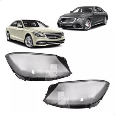 Imagem de Par Lente Do Farol Dianteiro Para Mercedes S560 S63 S65 AMG 2017 2018 2019 2020