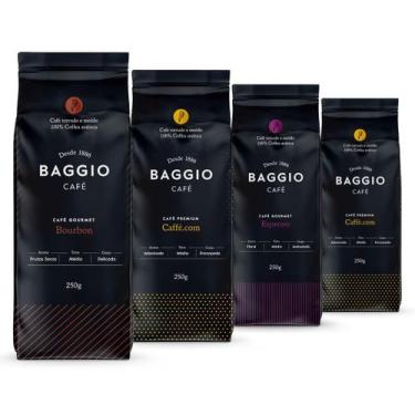 Imagem de Café Gourmet Arábica, Café Em Pó Baggio, 4 Pacotes, 1.000G - Baggio Ca