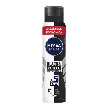 Imagem de Desodorante Nivea Men Invisible Black & White Aerosol Antitranspirante 200ml