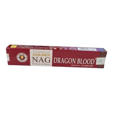 Imagem de Incenso Massala Golden Nag Vareta Goloka Dragon Blood Un - Lua Mística