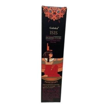 Imagem de Incenso Massala Isis Indiano Goloka Varetas Caixa 15g - Lua Mística - 